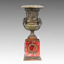 Vase Statue Trophy/Cup Bronze Jardiniere Sculpture TPE-942